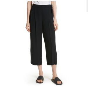 Vince Wide Leg Side Tie Cropped Pant